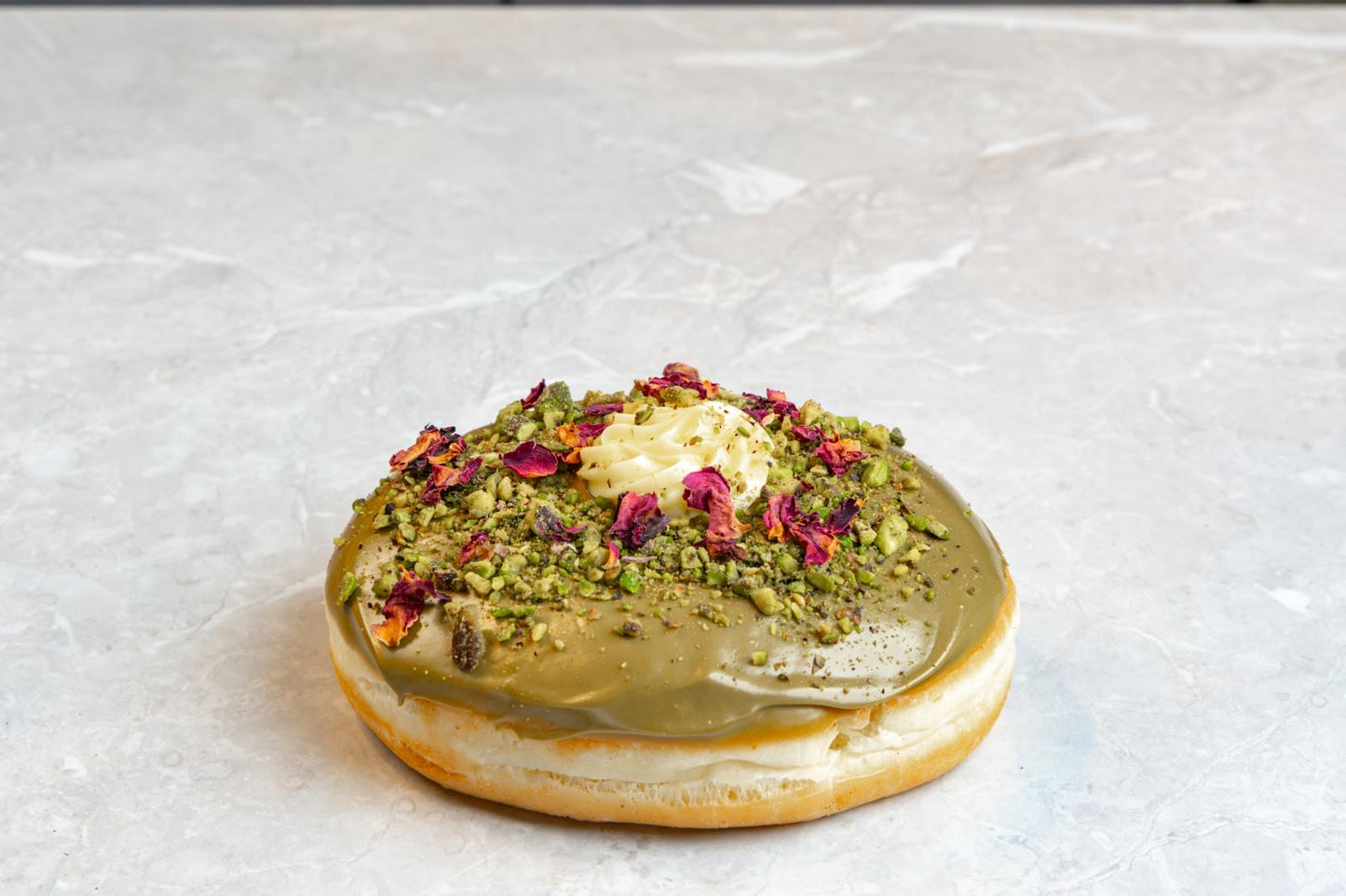 Pistachio Custard Bomb