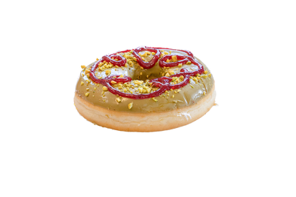 Raspberry Pistachio Doughnut